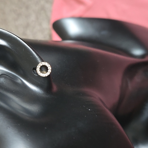 Jewelry - Circle Faux Diamond Earrings